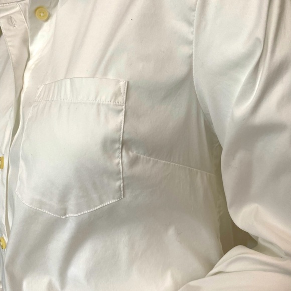 Banana Republic White Blouse Long Sleeved - Picture 6 of 11